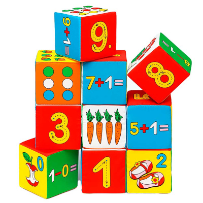 Мягкие Кубики Умная математика Мякиши В177 1